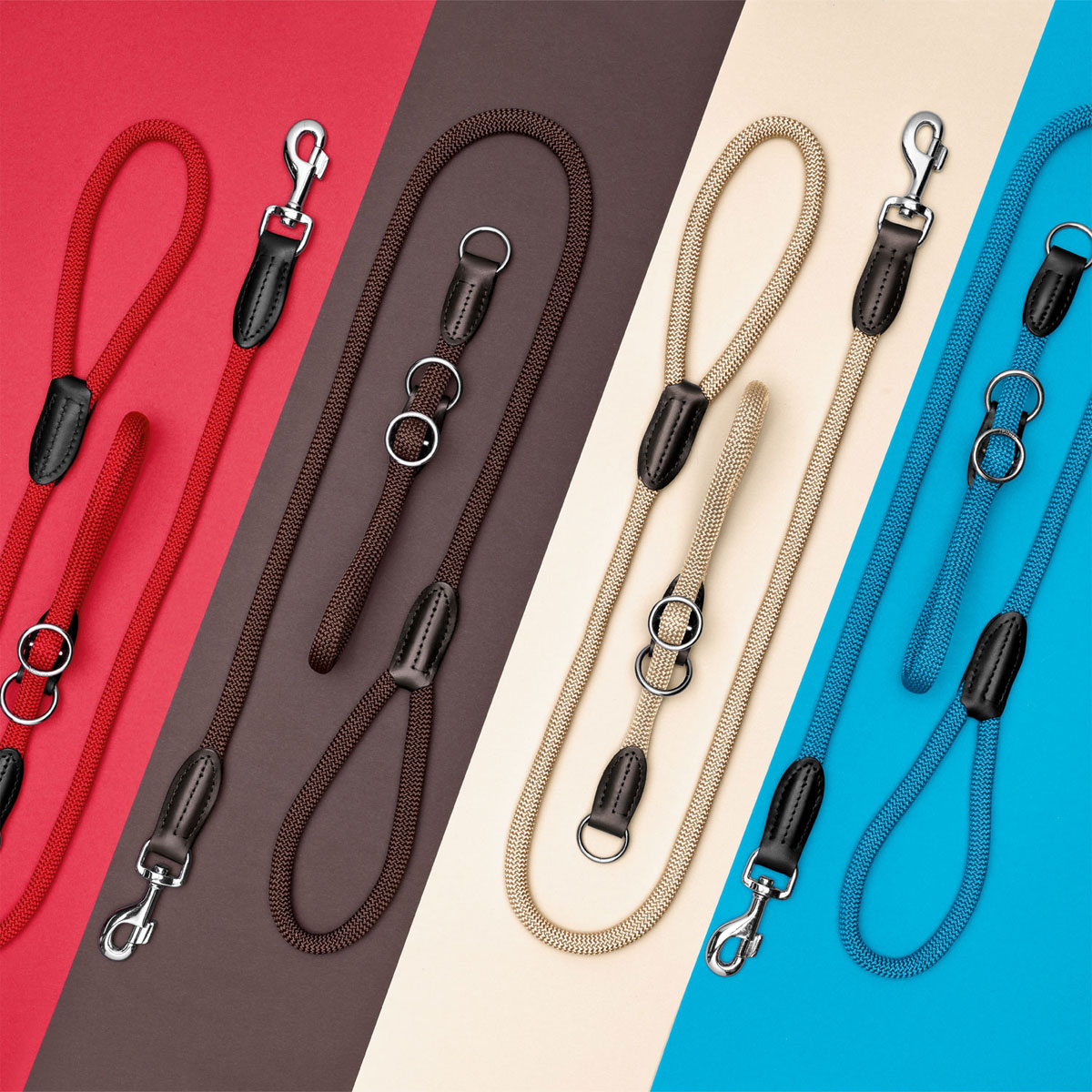 Hunter Führleine Freestyle braun 110 x 1 cm Bild 2