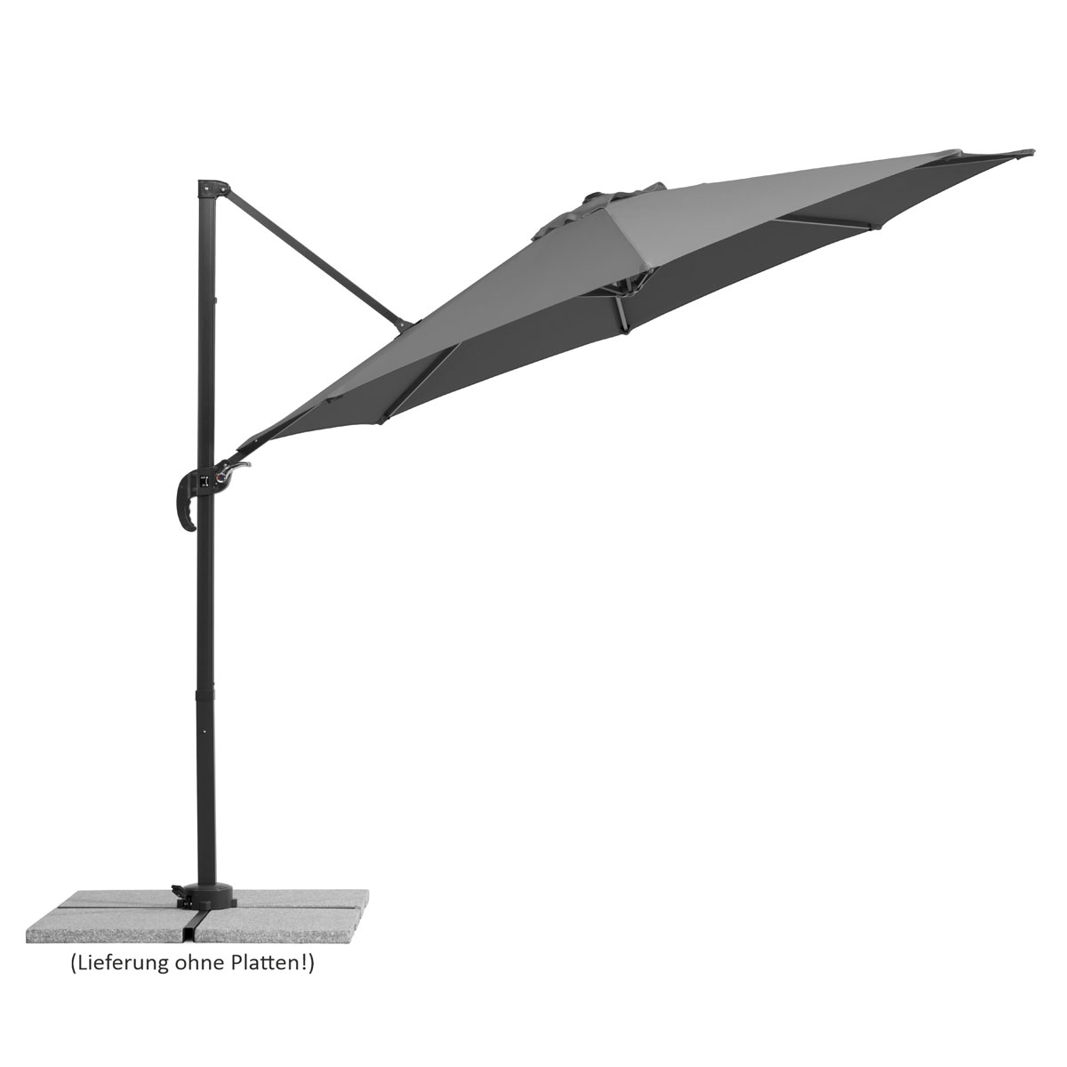 Schneider Schirme Schirm Rhodos Junior 300/8 anthrazit Bild 2