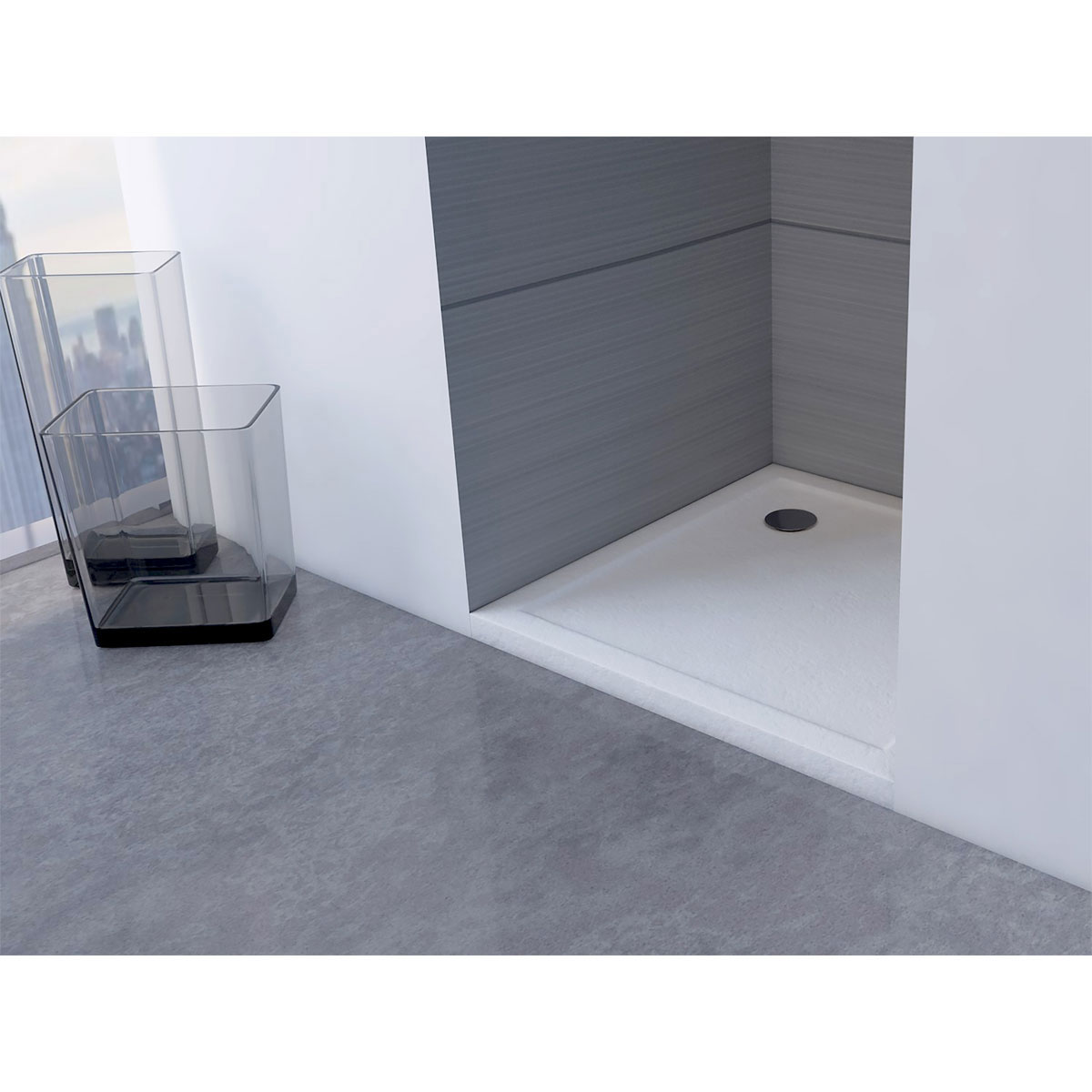 Aurlane Duschtasse Pedra 90 x 90 x 4 cm Bild 3