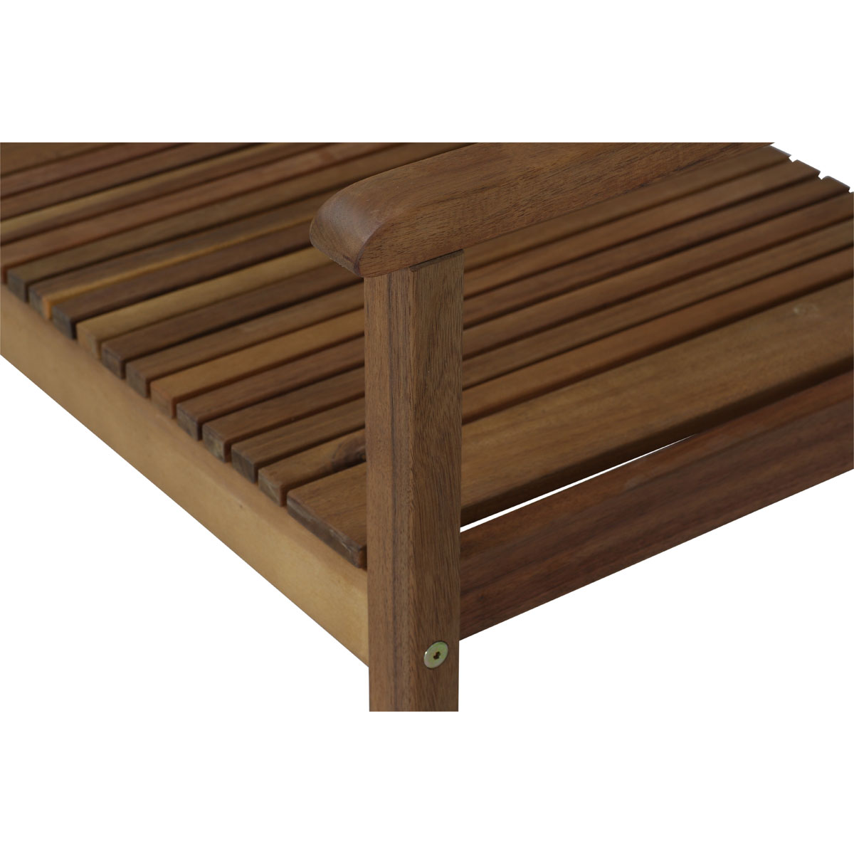 Bank Falun 2-Sitzer 59 x 122 x 90 cm Akazienholz FSC Bild 3