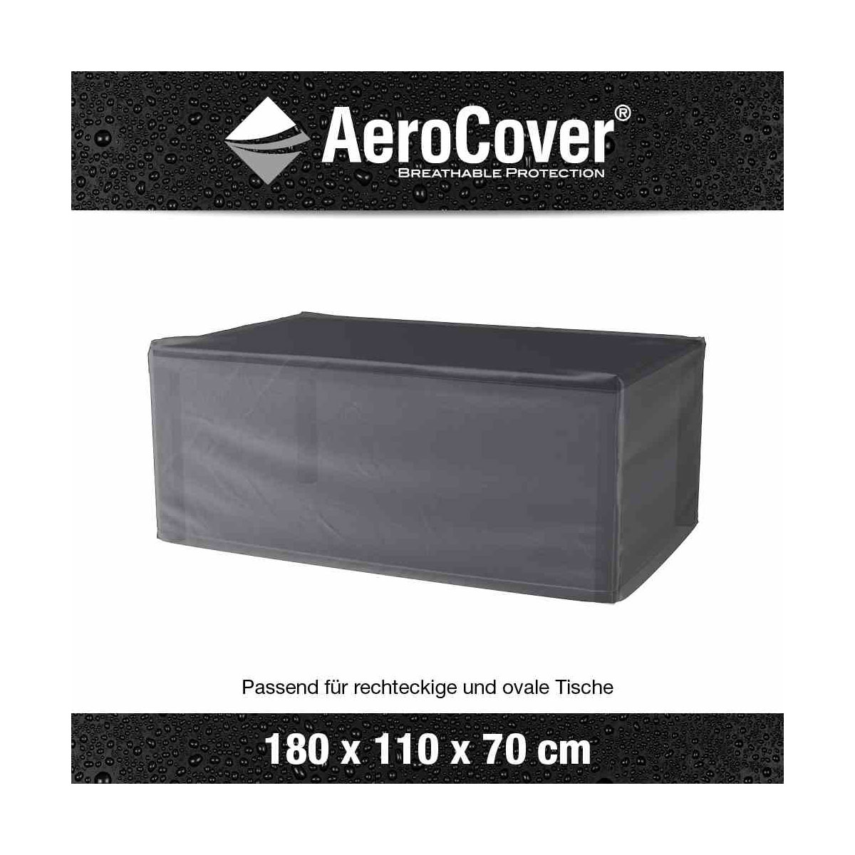 AeroCover Schutzhülle für Sitzgruppen 180 x 110 x 70 cm anthrazit Bild 3
