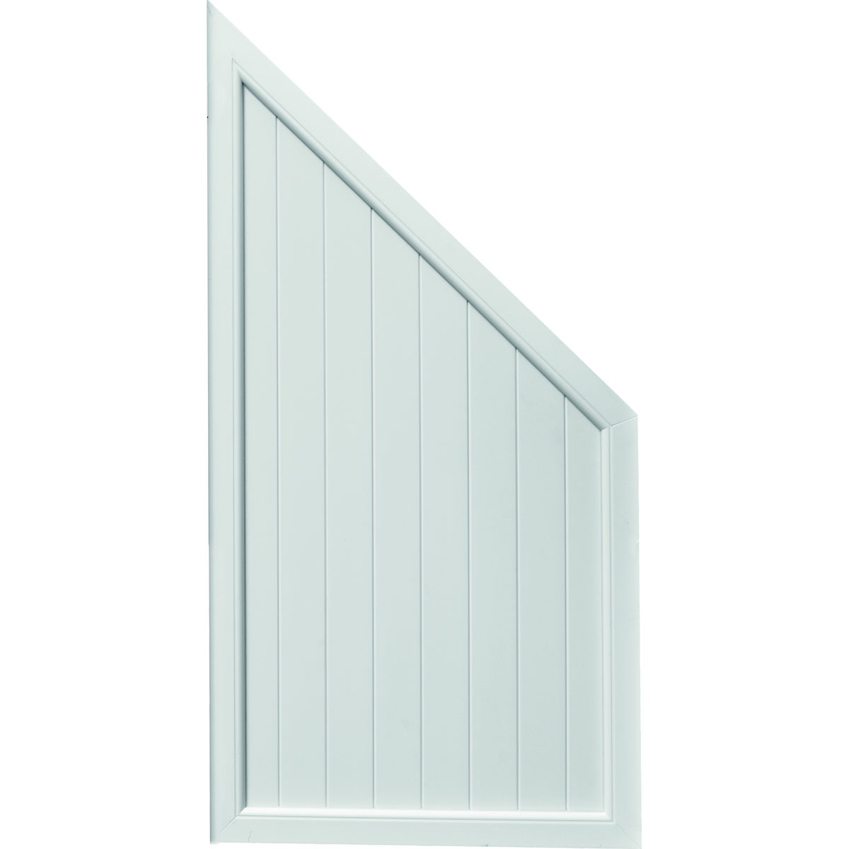 Ideenwelt T&J Zaunserie TRENDLINE Ecke 90 x 180/90 cm weiß