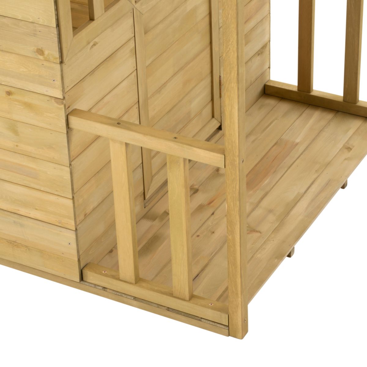 Zwerkules Spielhaus Villa 137x121x140 cm Bild 6