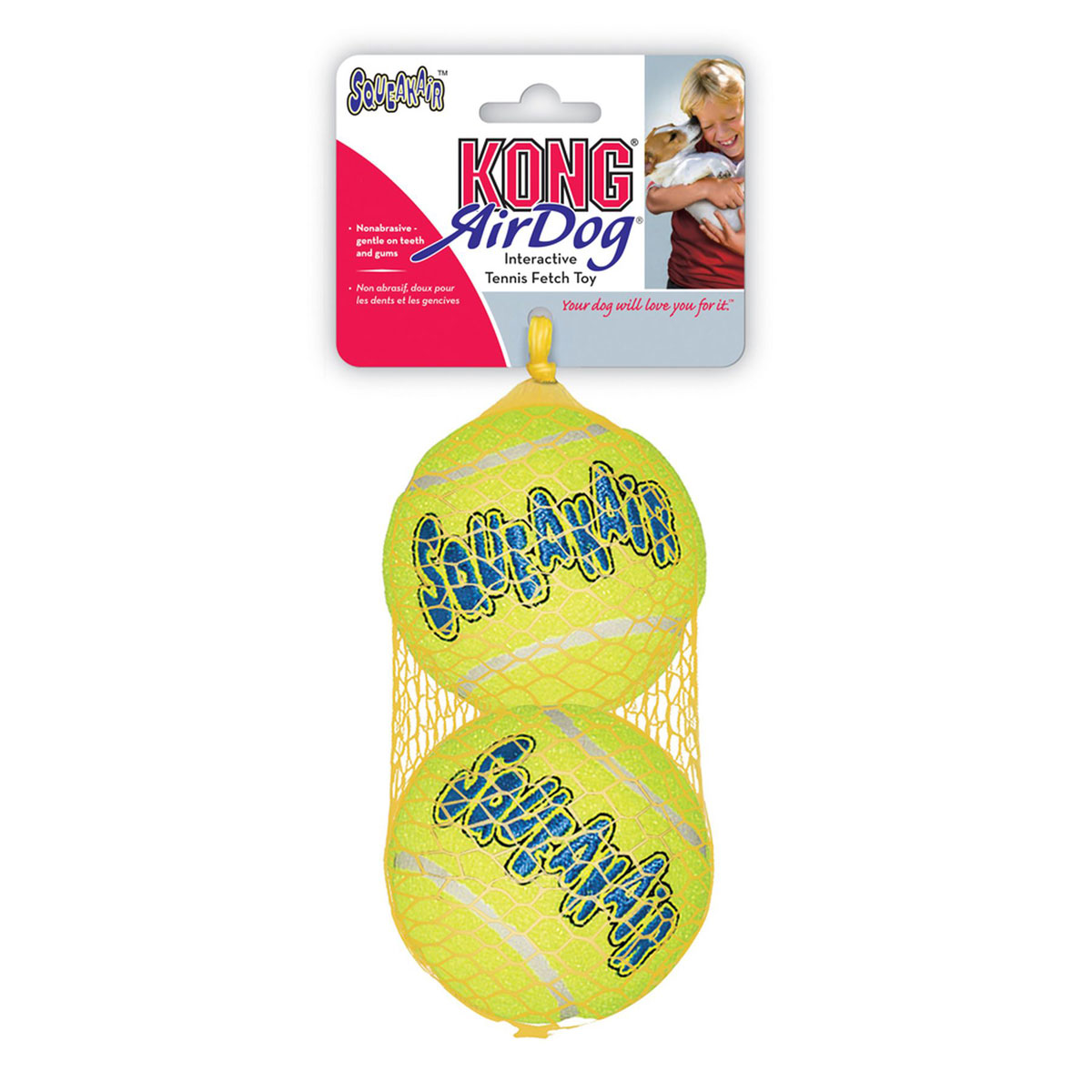 Kong  Air Squeaker Tennisball Large 2er