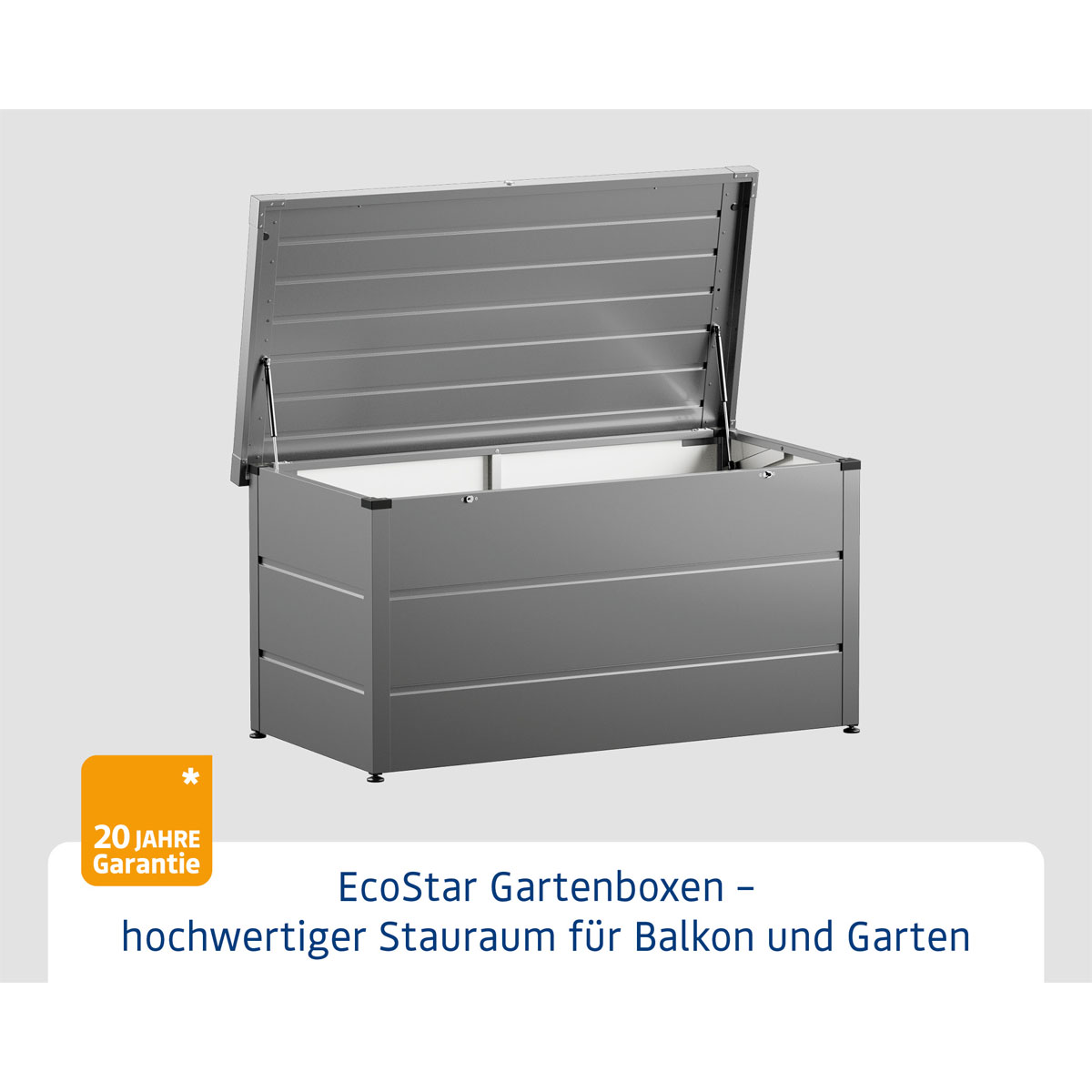 EcoStar  Gartenbox Elegant 1320 RAL9007 Bild 2