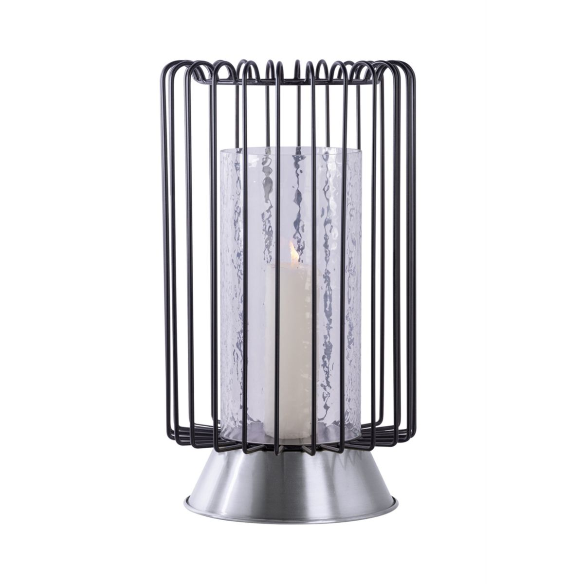 Kerzenständer Malibu 125 schwarz silber Bild 2