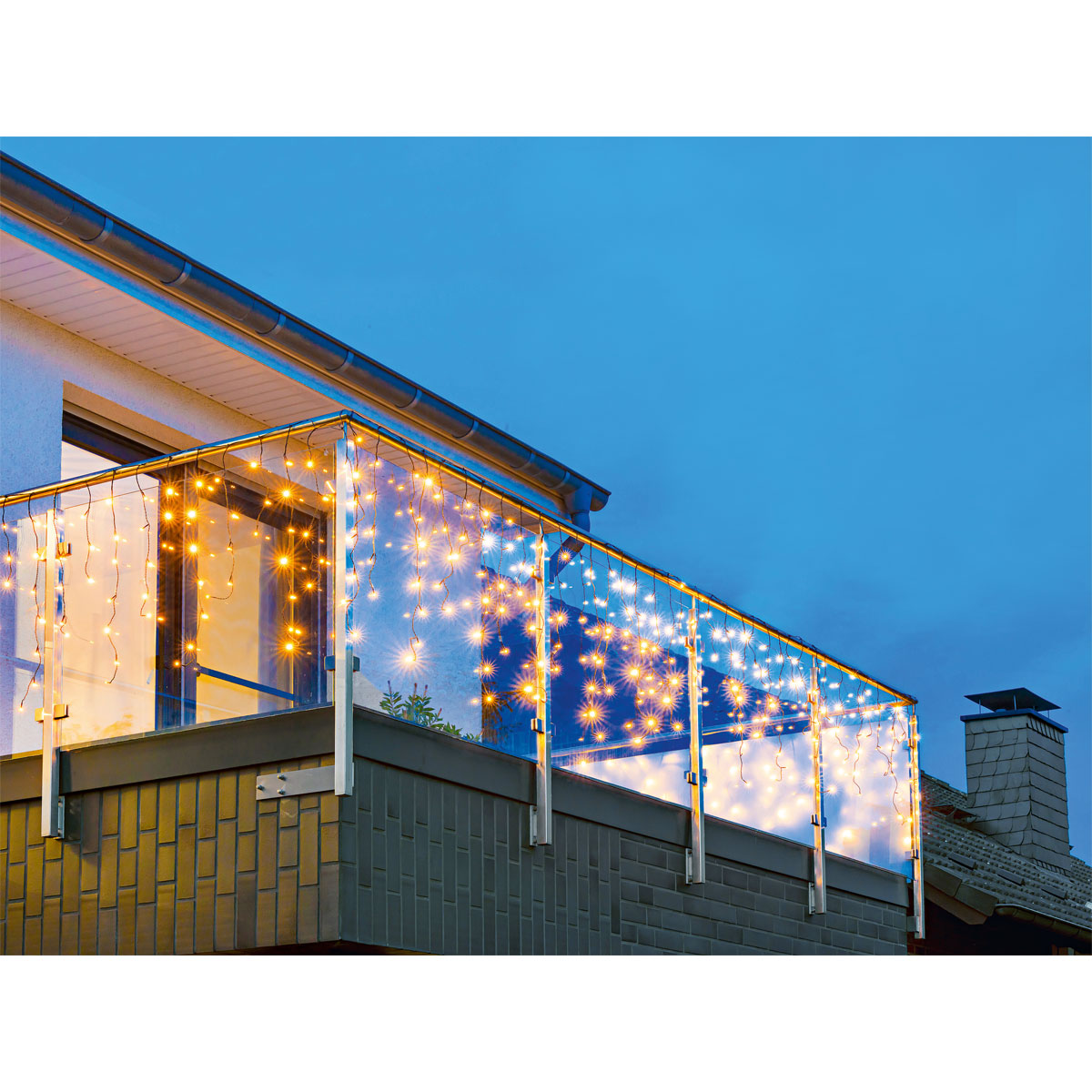 Ambientis LED-Eisregenlichterkette 200 LED Bild 6