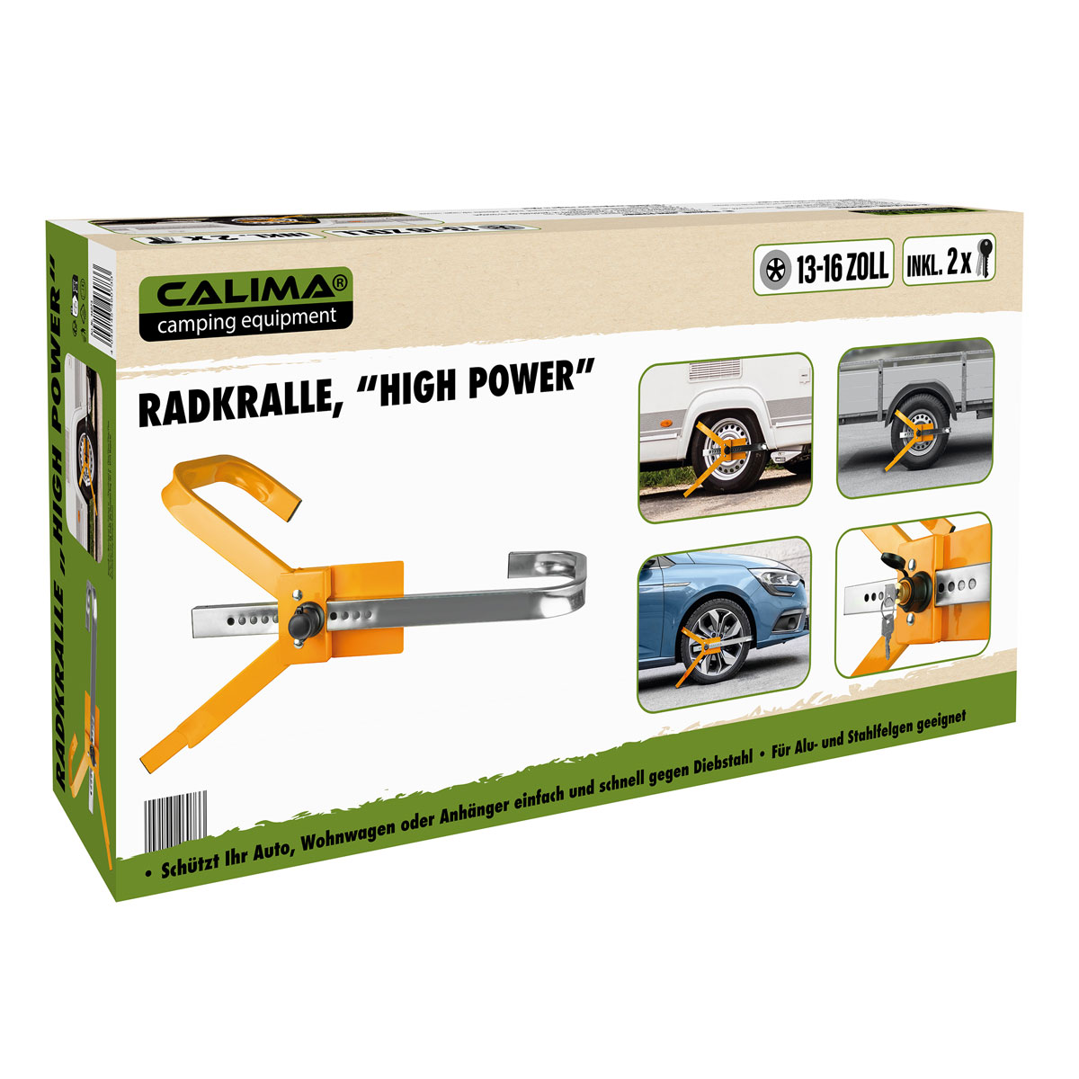 Radkralle für 13-16 Zoll Räder Bild 6