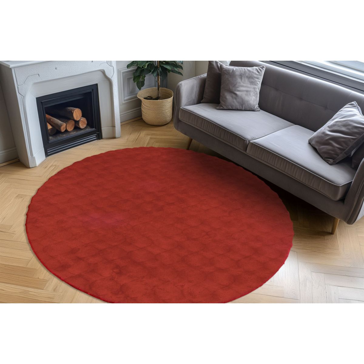 Royal Glow 825 Rötlich 120cm x 120cm Bild 4