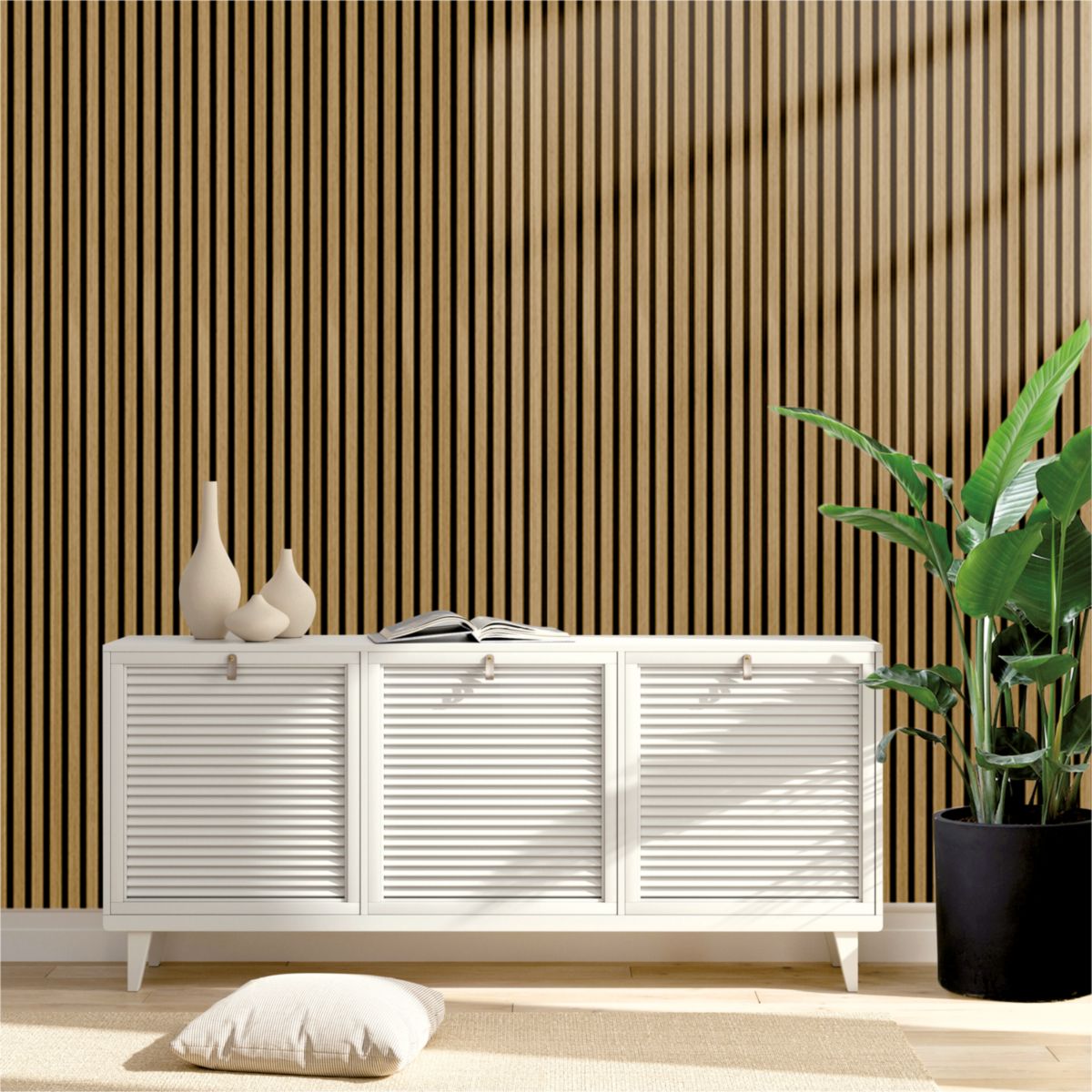Sonido Premium Akustikpaneele Oiled oak 2440x560x18 mm