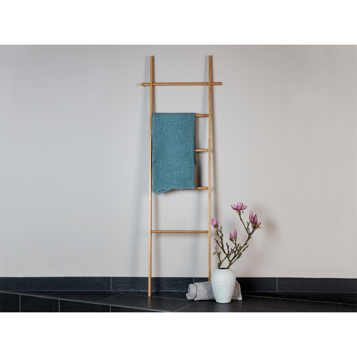 Wenko  Handtuchleiter Bahari Bambus Handtuchhalter Bild 7