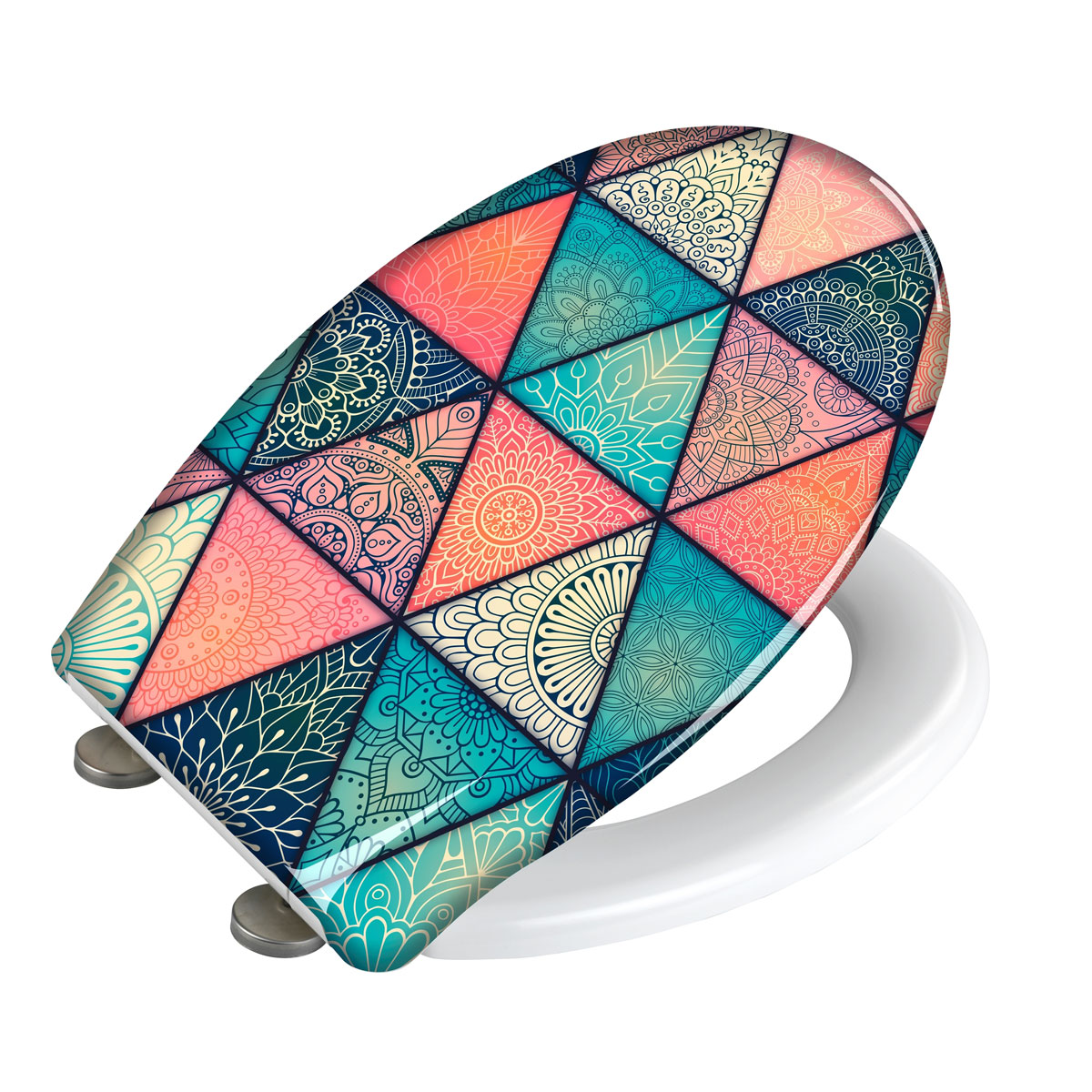 Wenko Premium WC-Sitz Geometry antibakteriell mit Absenkautomatik Bild 3