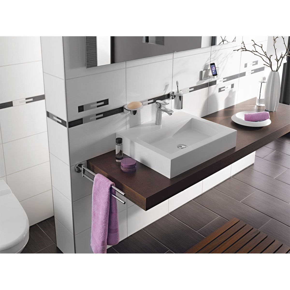 Adaptil Wandfliese Rio weiß matt 29,8 x 59,8 x 0,8 cm Bild 4