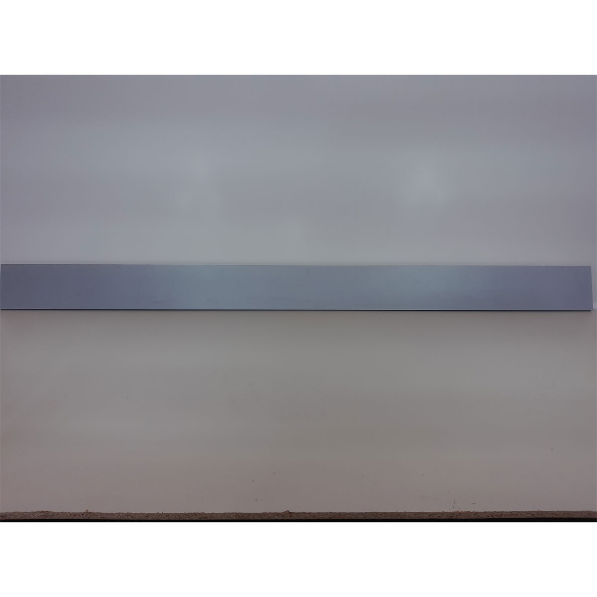 Moebelbauplatte Edelstahlgrau 2630x200x19 mm