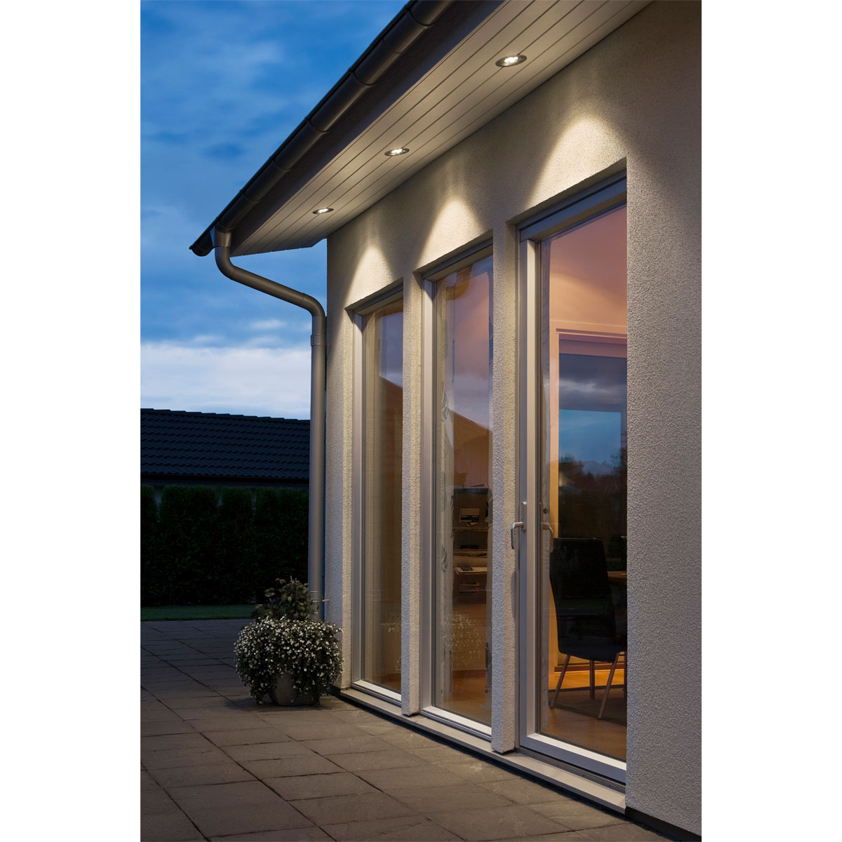 Konstsmide LED-Deckeneinbauleuchte silber Bild 3