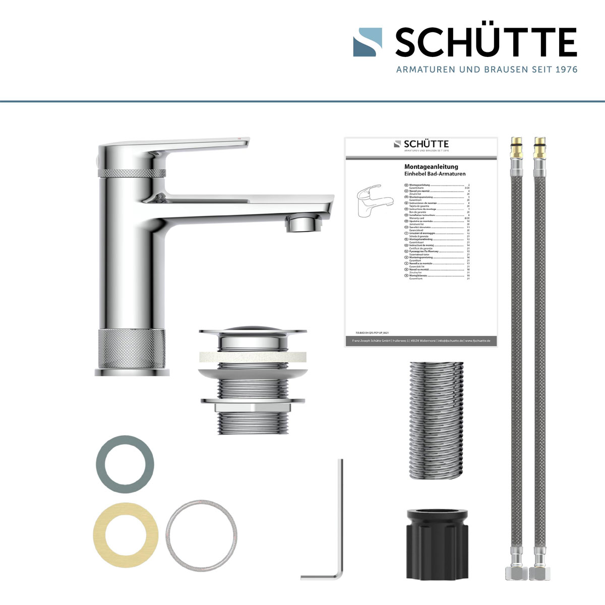 Schütte  WT-Armatur Liverpool,chrom,Eco-Klick- Bild 4