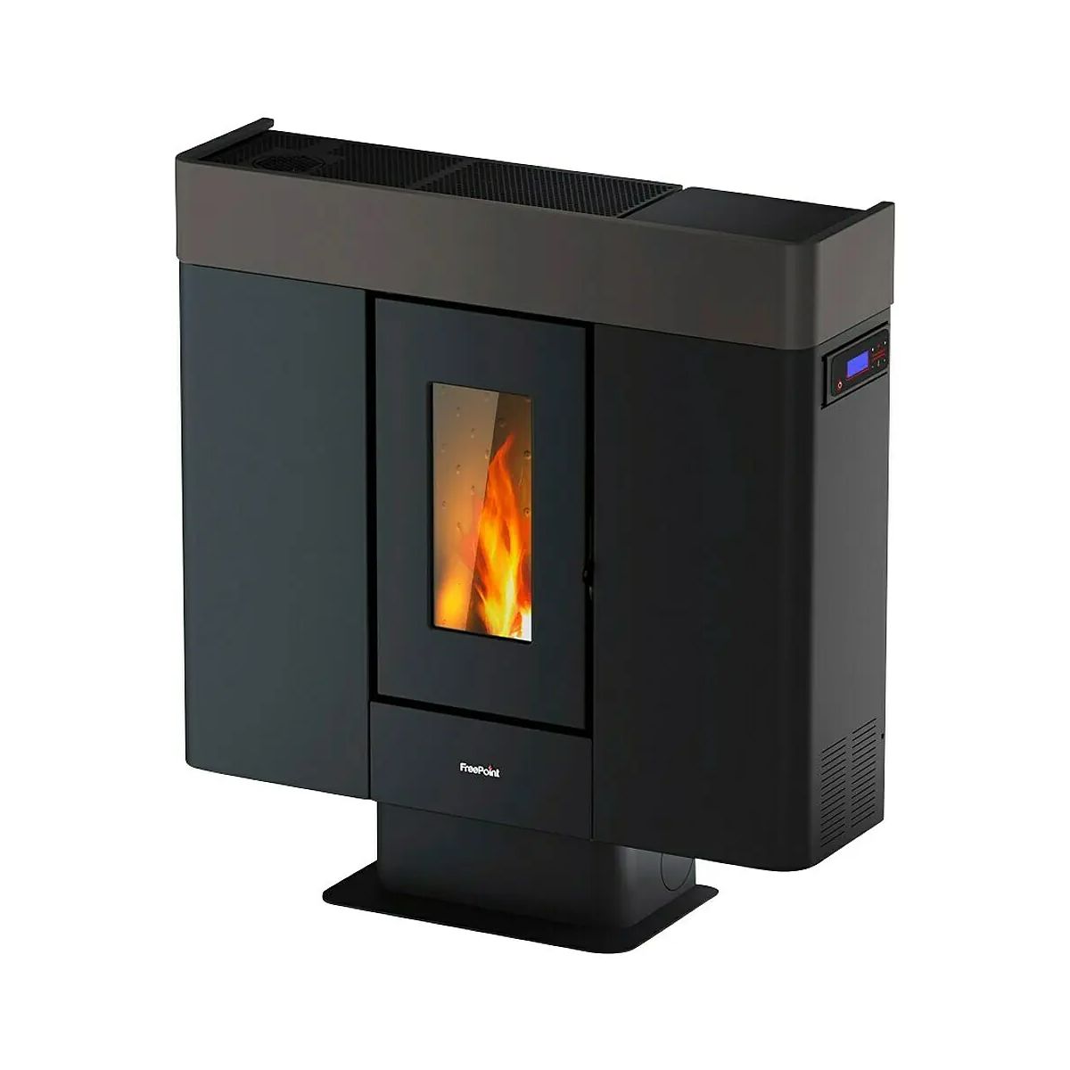 FreePoint Pelletofen Moon 3-10 kW, Mokka