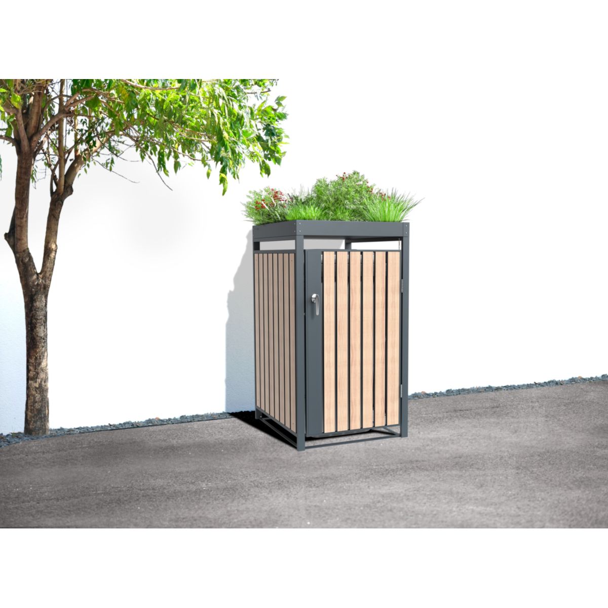 Westmann Mülltonnenbox Planta 1x 240 L 84x68x124,5 cm