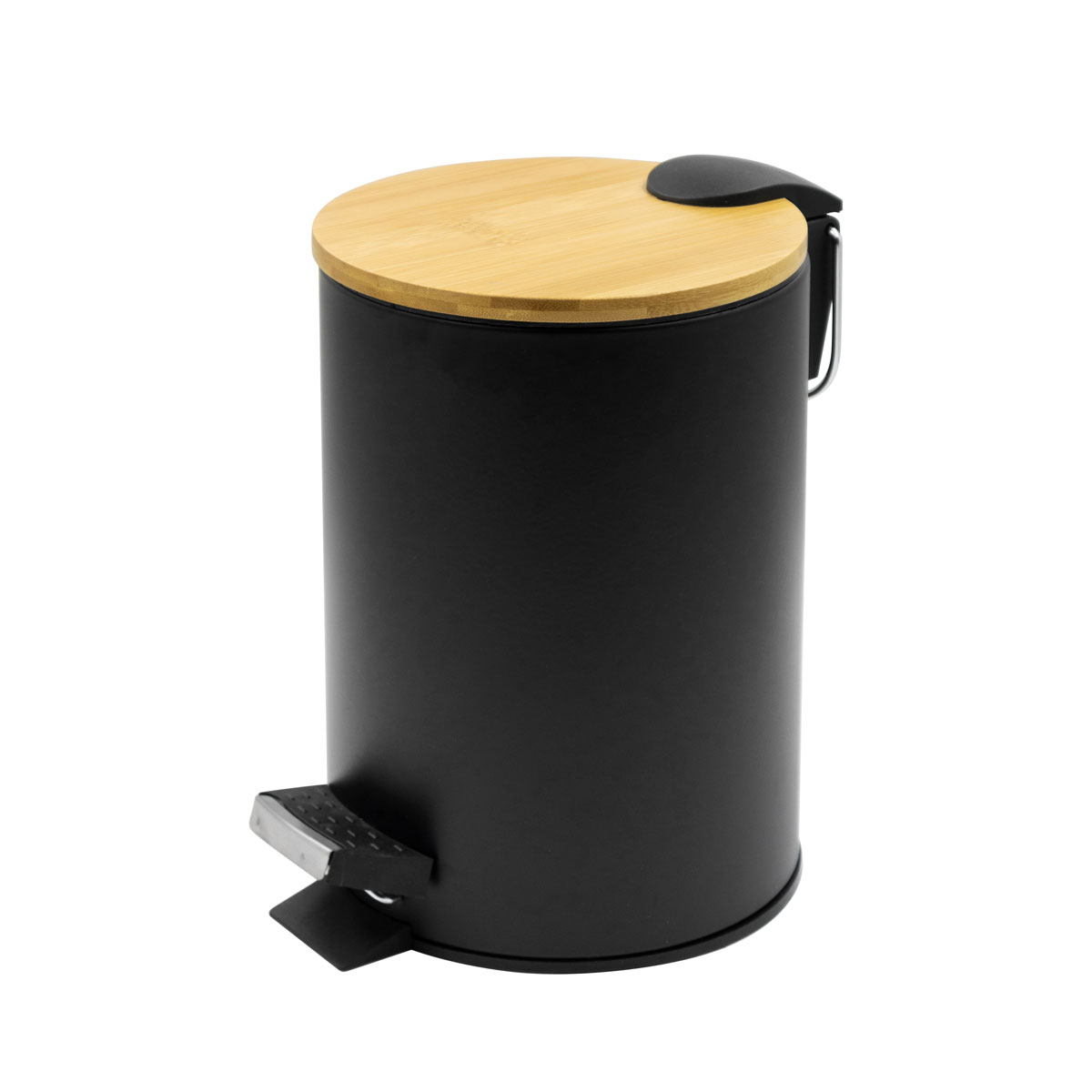 Valblue Bambus-Kosmetikeimer schwarz