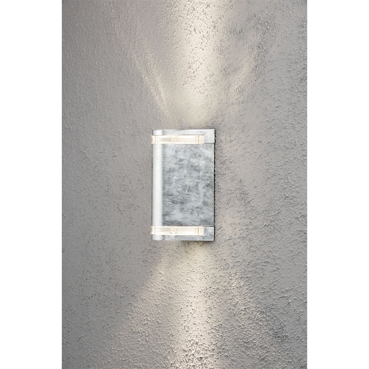 Konstsmide Außenwandleuchte Modena Aites Up und Down silber Bild 2