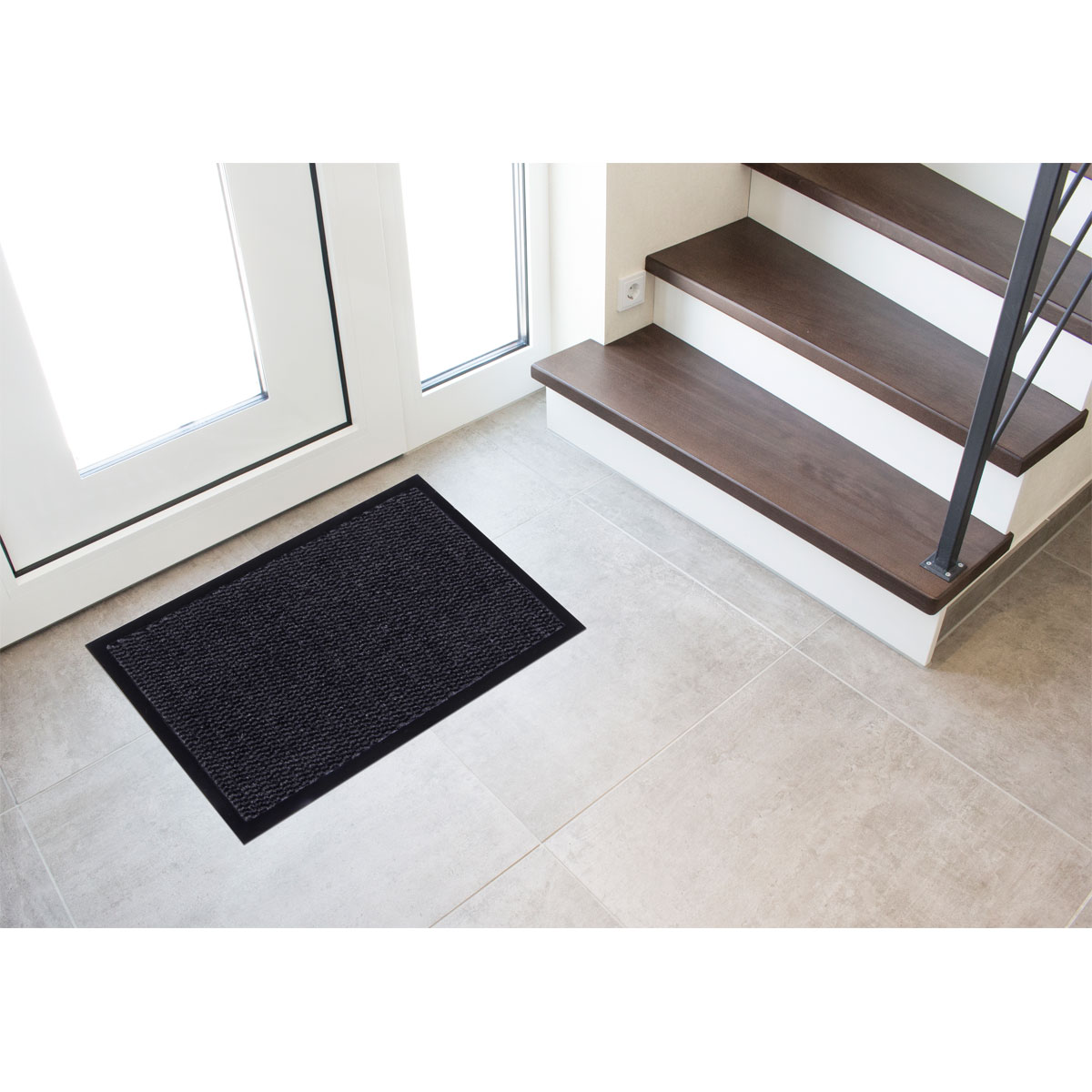 andiamo Läufer Devin für drinnen und draußen 2500 x 90 cm anthrazit Bild 2
