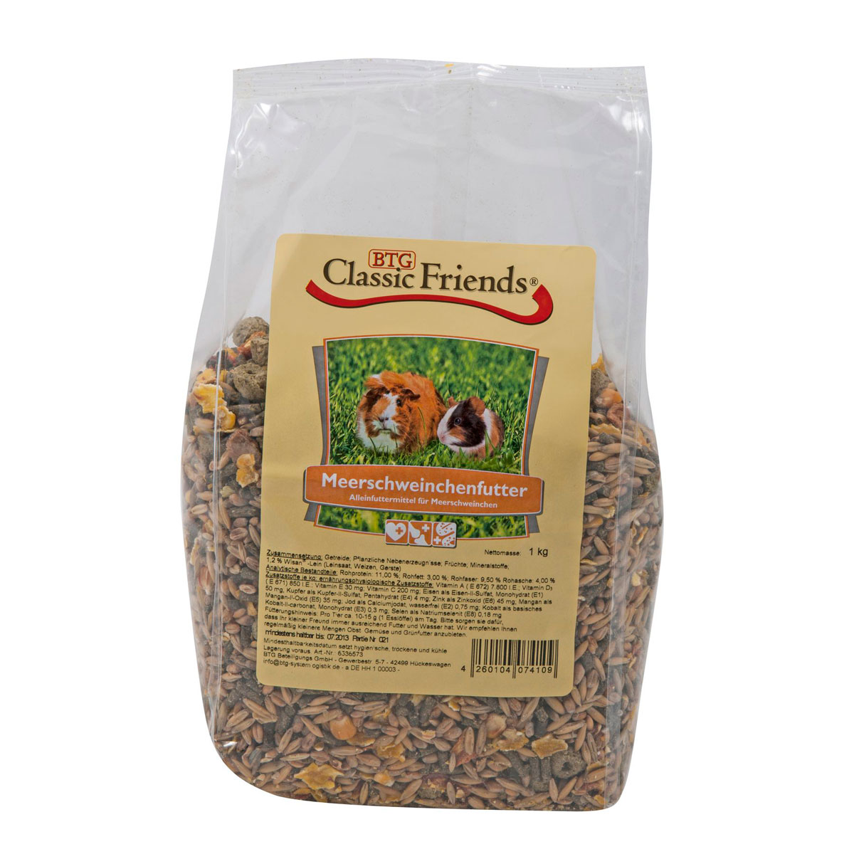 Classic Friends Meerschweinchenfutter 1kg