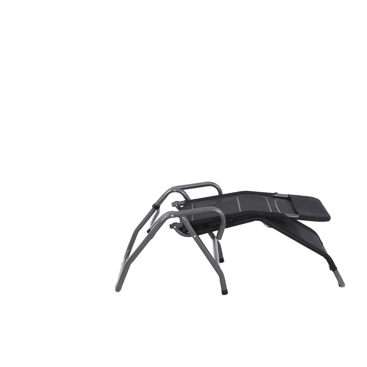 Kippliege Bito 139 x 72 x 118 cm 1-fach verstellbar anthrazit/schwarz Bild 5