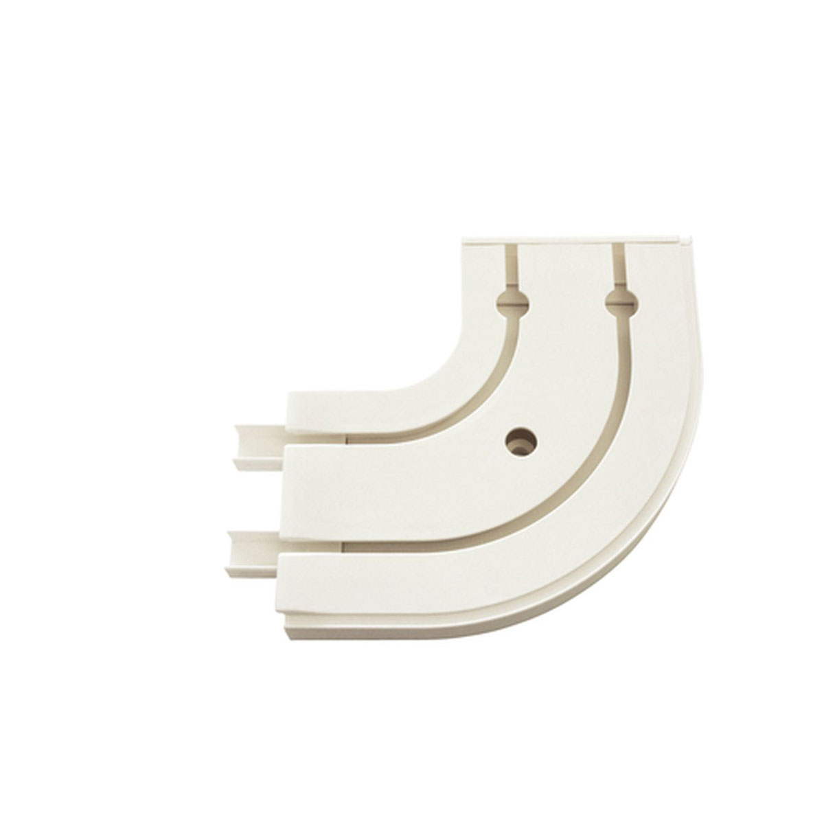 Gardinia Rundbogen GE2 13,5/13,5 cm mit Endstück weiß