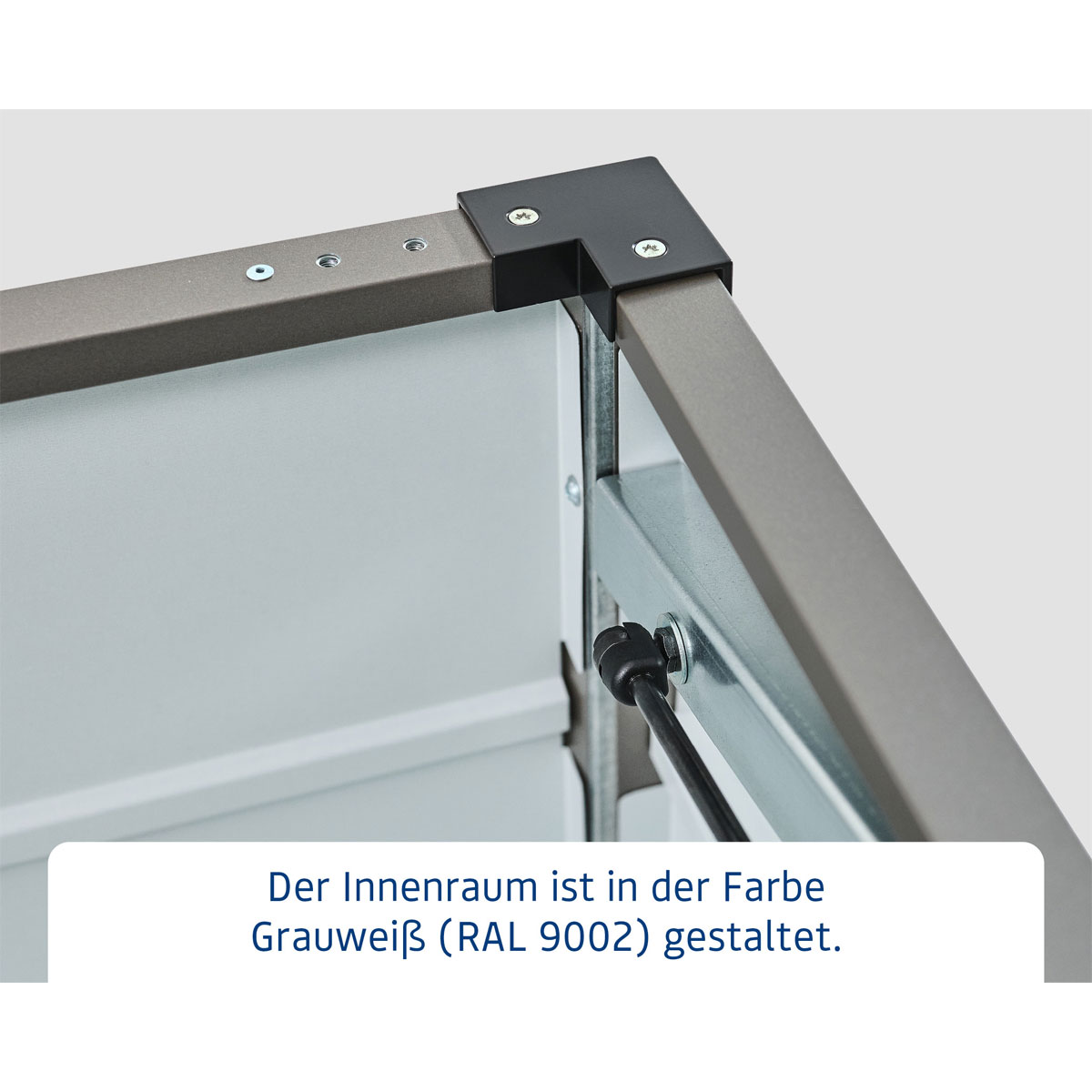 EcoStar  Gartenbox Elegant 1620 RAL9007 Bild 5