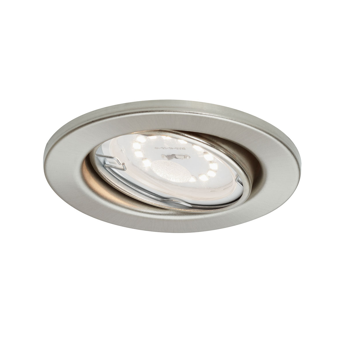 Briloner LED-Einbauleuchte dimmbar 8,6 x 7 cm nickel