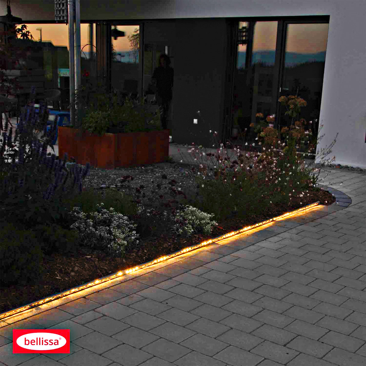 Rasenkante HighLIGHT mit Beleuchtungsoption 103 x 12,5 cm Bild 8