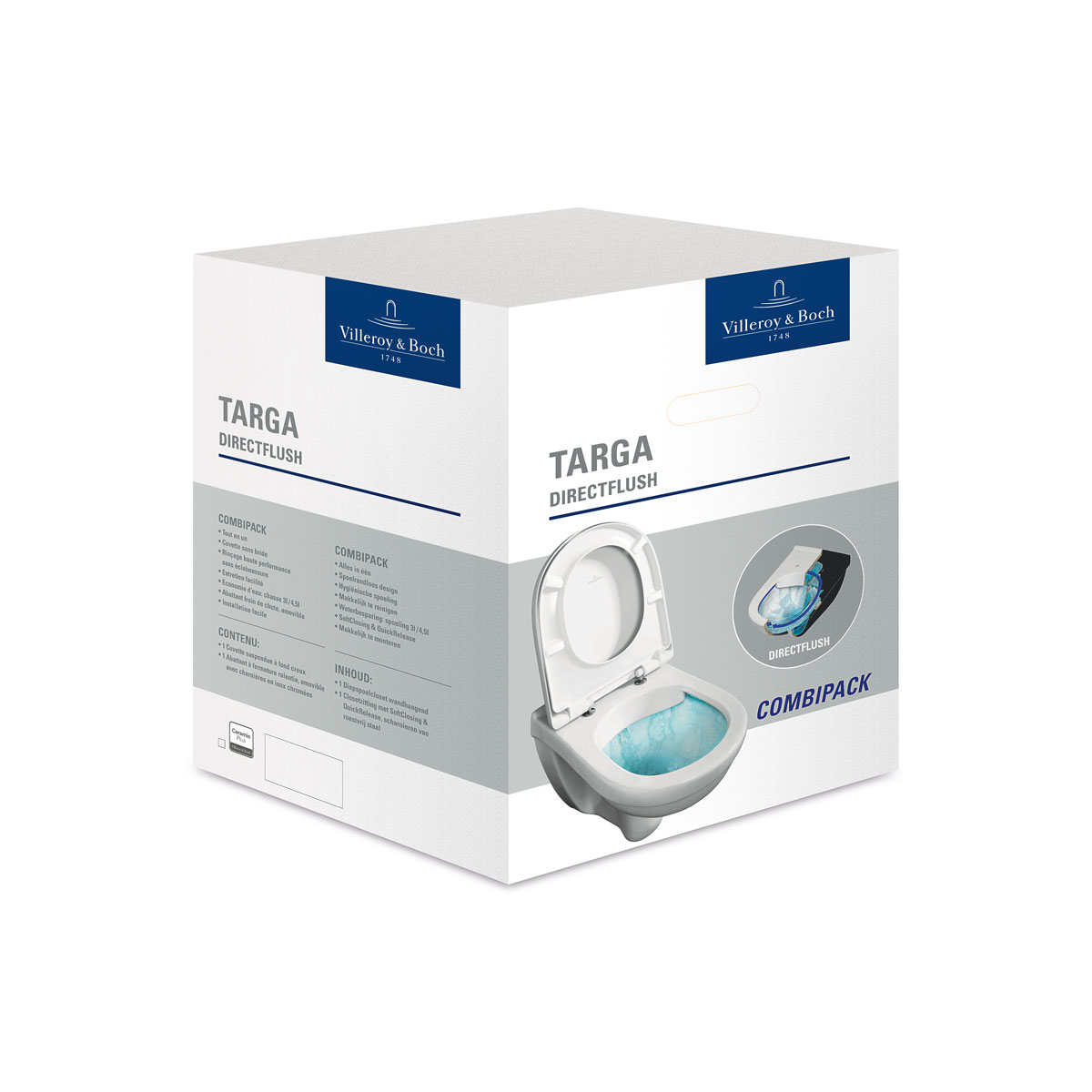 Villeroy & Boch Spülrandloses Wand-WC-Set O.Novo Direct Flush Bild 6