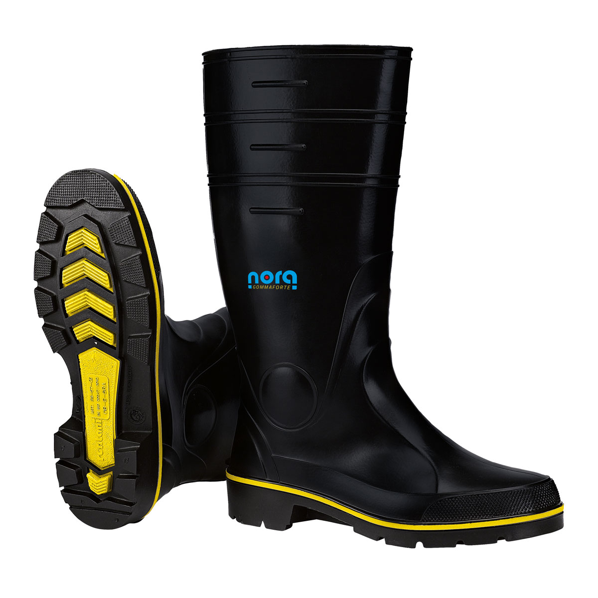 Scheibler Stiefel hoch schwarz Größe 46