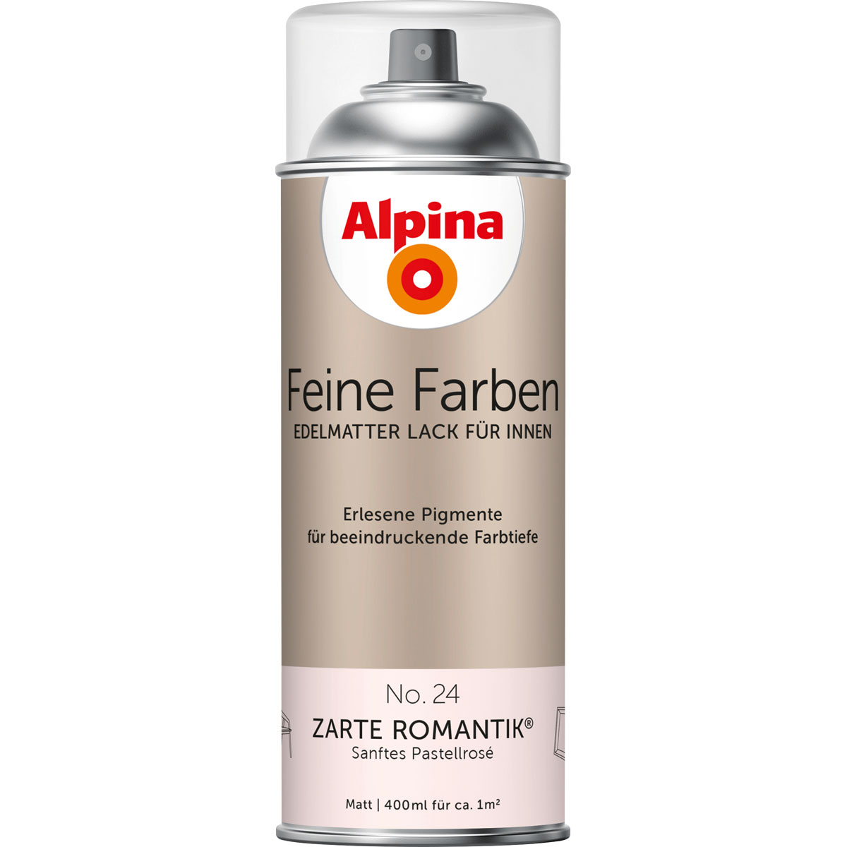 Alpina  Buntlack Feine Farben Sprühlack No 24 Zarte Romantik edelmatt 400ml