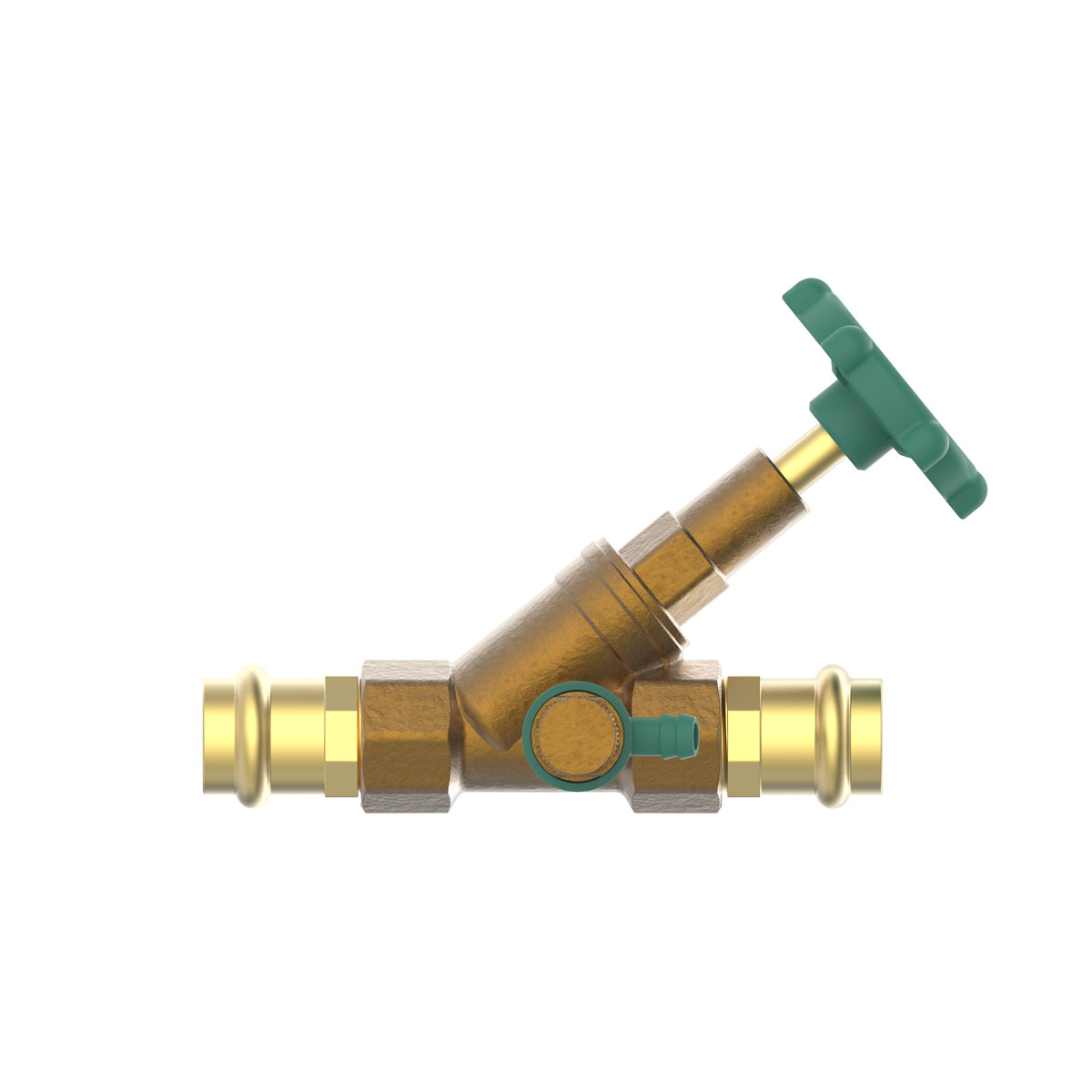 Kirchhoff Schraegsitzventil 22 mm mit Entleerung V-Press Bild 3