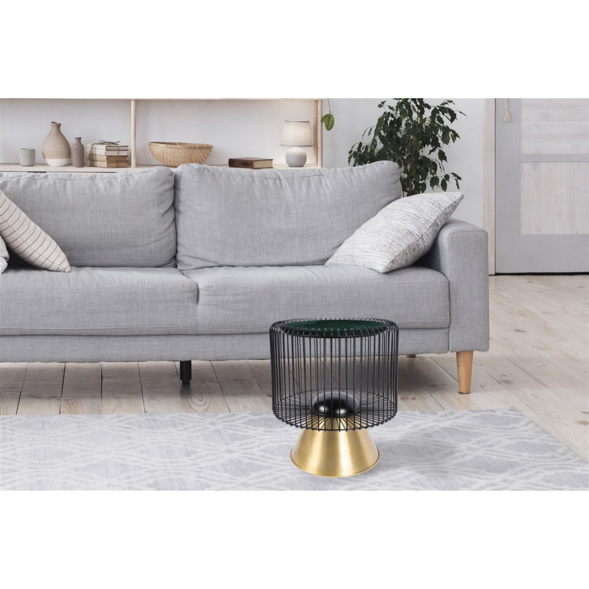 Beistelltisch Malibu 125 grün schwarz gold Bild 2