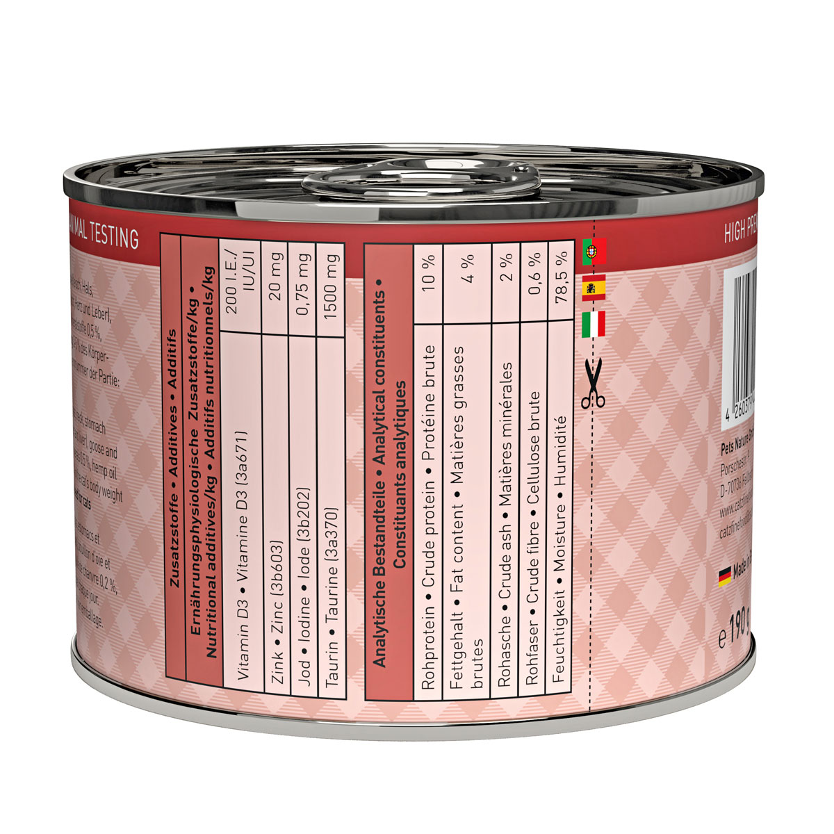 Catz finefood Nassfutter Ragout Gans und Pute 180 g Bild 3