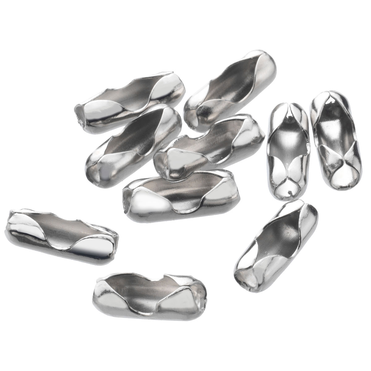 Connex Klemmhülse für Kugelkette 3,6 mm verchromt 20 Stück