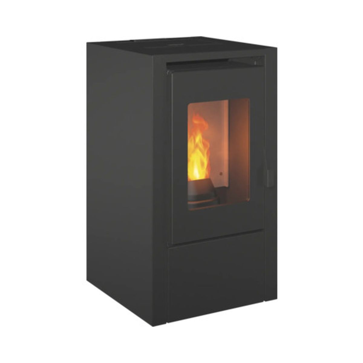 Pelletofen little schwarz