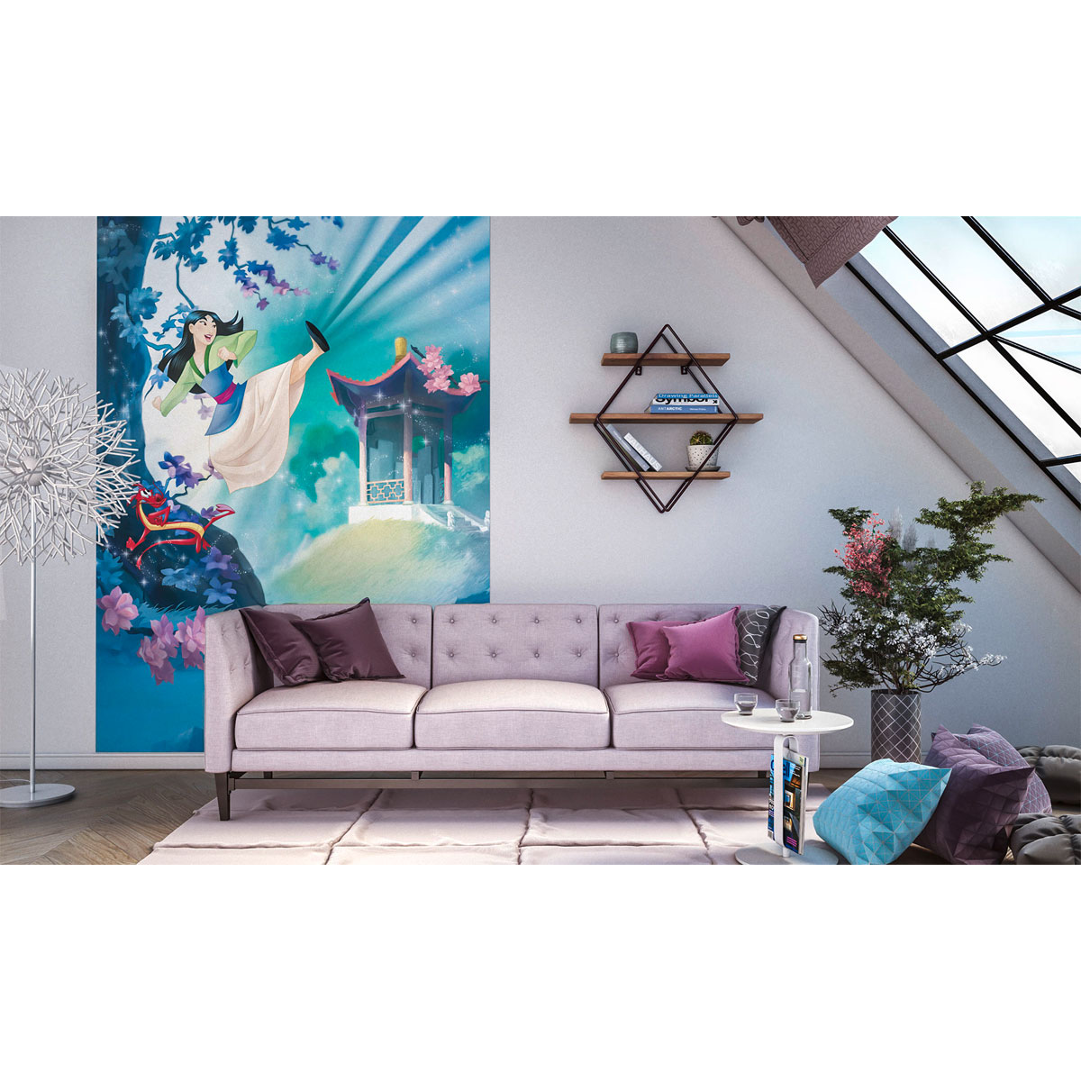 Komar  Vlies Fototapete Mulan 200x250 cm