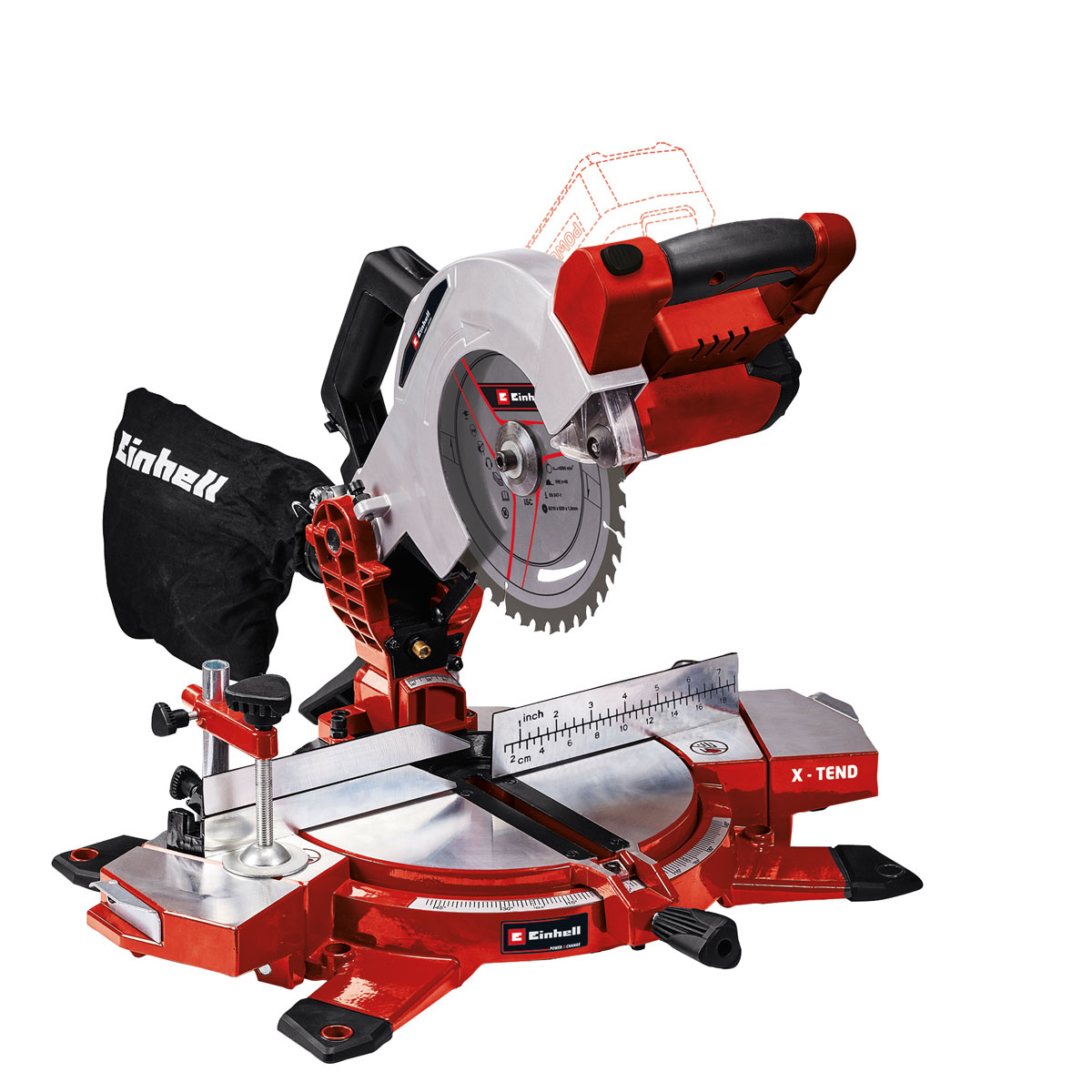 Einhell Akku-Kappsäge TE-MS 18/210 Li-Solo Bild 1