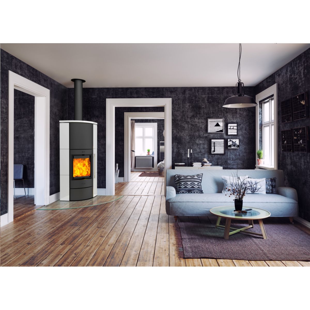 Fireplace Kaminofen Adelaide Keramik Bild 2