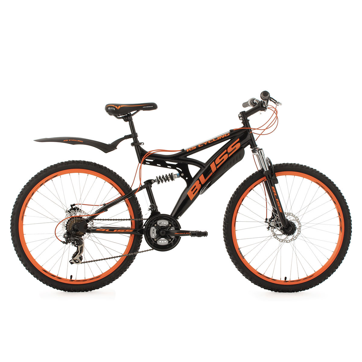 KS Cycling Mountainbike Bliss Fully schwarz-orange Bild 1