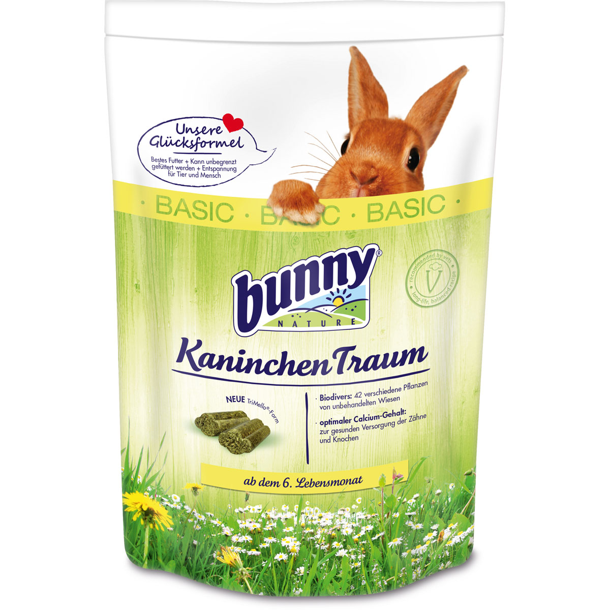 bunny Kaninchenfutter KaninchenTraum Basic 1,5 kg