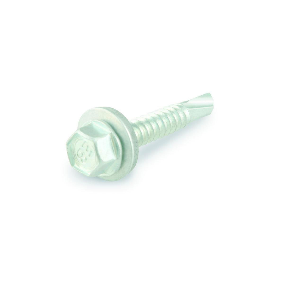 Suki Fassadenbohrschraube Außensechskant Stahl 6,3 x 25 mm 20 Stück