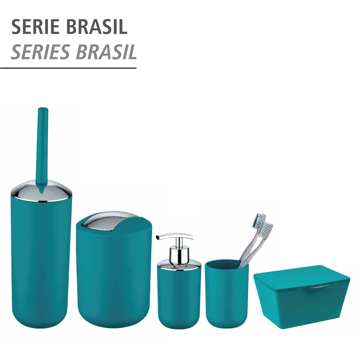 Wenko Seifenspender Brasil petrol 320 ml Bild 7