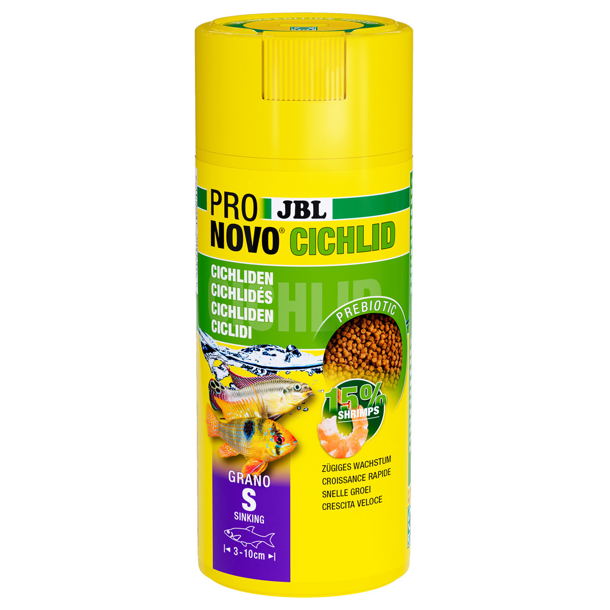 JBL  PRONOVO CICHLID GRANO S 250ml CLICK