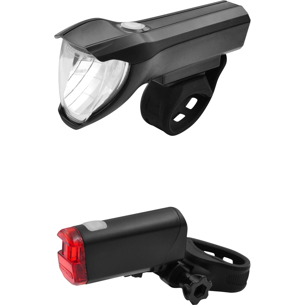 Fischer Bikes Fahrrad LED Beleuchtungs Set 40/20/10 Lux