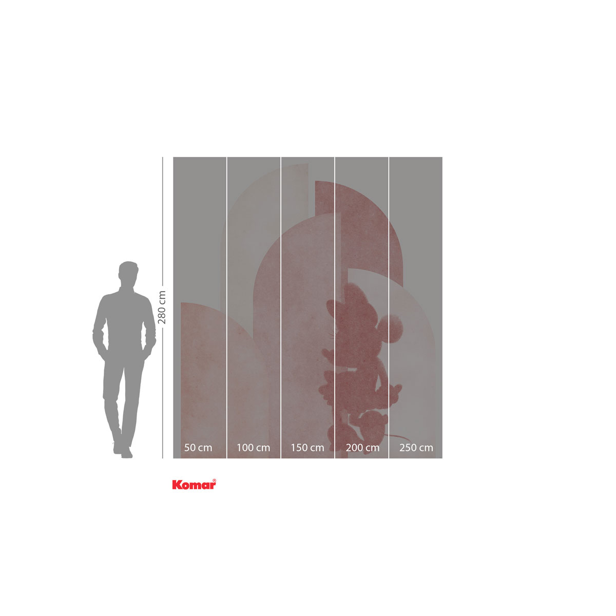 Komar  Vlies Fototapete Minnie Creative Aesthetic 250x280 cm Bild 3