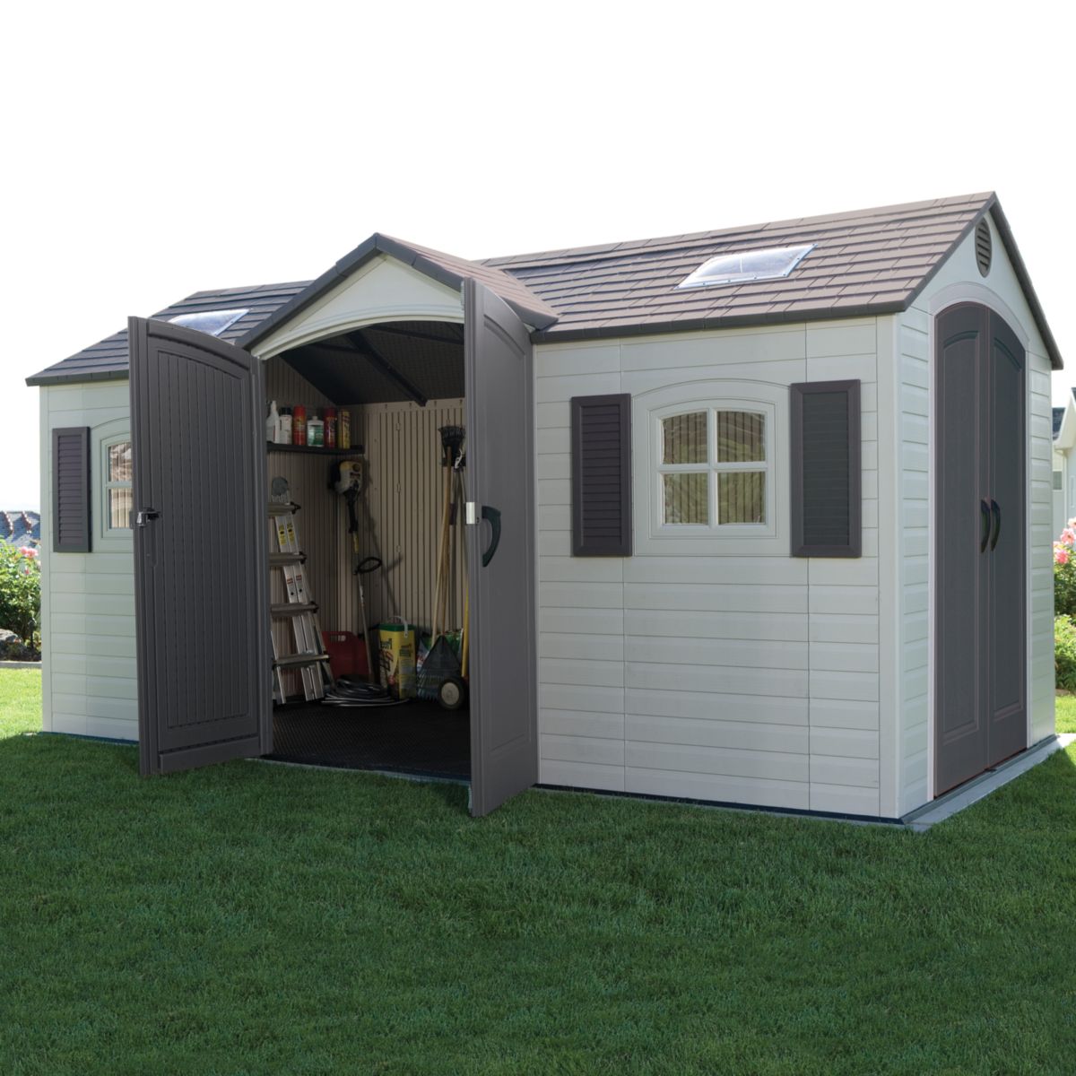 Lifetime Gerätehaus Residenz 243,84x457,2x243,84 cm Bild 3